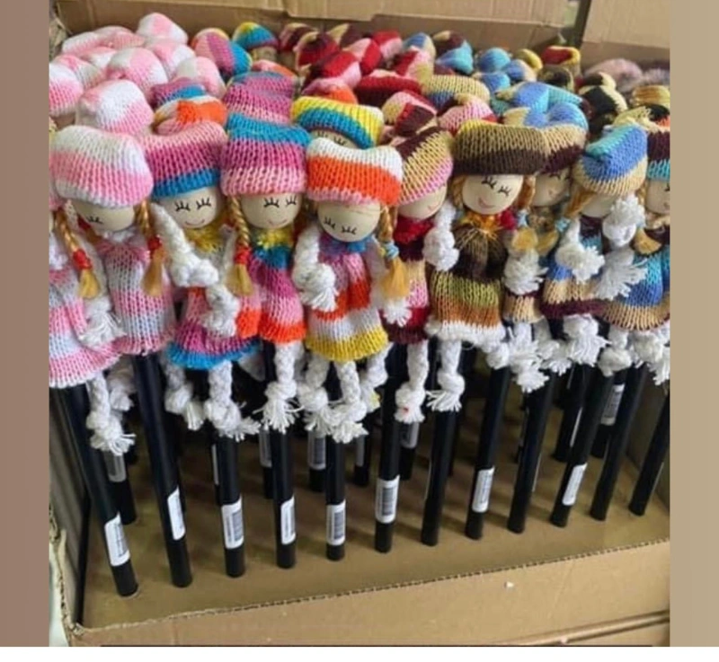 BEZBEBEK KUMAŞ BAŞLIKLI KURŞUN KALEM ( 72Lİ STANT)